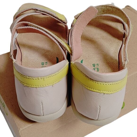 New Naot Karawa Ivory Lime Mary Jane Sandals 40 - Picture 5 of 7